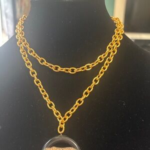 Elegant Gold Double Chain Necklace
